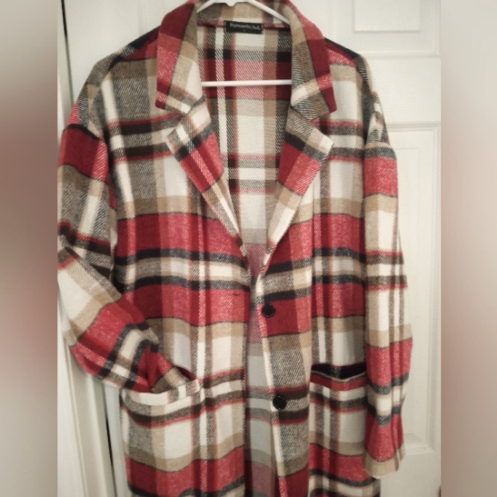 Romantic hut long flannel with pockets